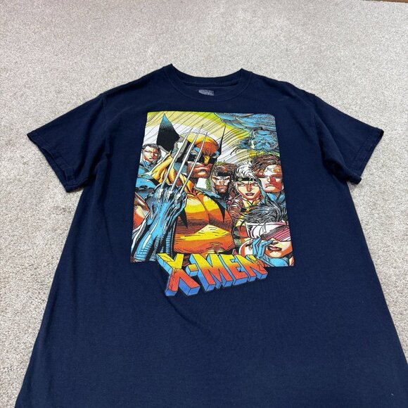 Marvel T-Shirt Men’s Blue Short Sleeve Size Medium - Picture 6 of 9